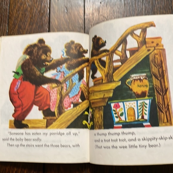 The Three Bears vintage children’s book. Little Golden Book, 1981 - Picture 7 of 8